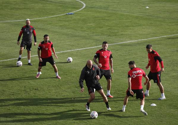 Football, World Cup qualifiers, Albania national team, Training
