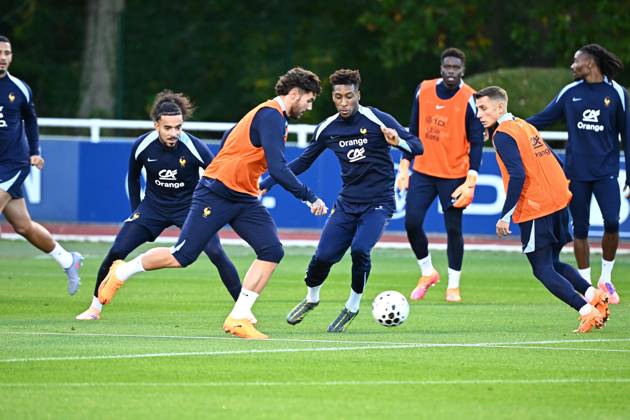 Football, France national team, Training