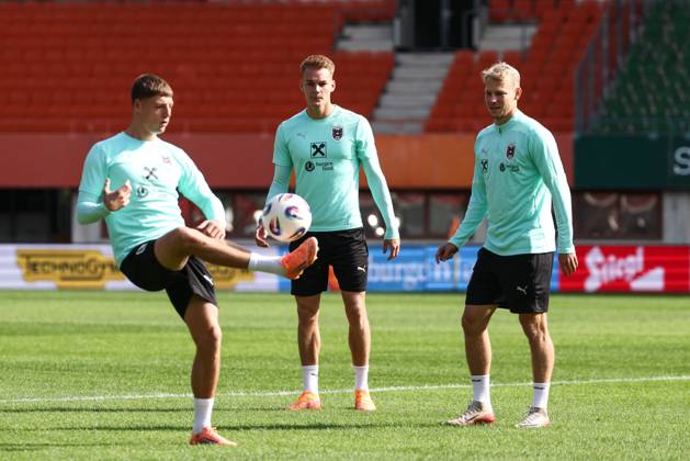 Football, Austrian national team, Training