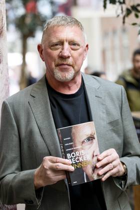 Amsterdam, The Netherlands, 2025-10-08 17:39:15 AMSTERDAM, 08-10-2025, De Hallen Boris Becker before the program Eva in connection with his book Binnen. PHOTO: NLBeeld Patrick van Emst Credit: NL Beeld Patrick van Emst Copyright: xx x