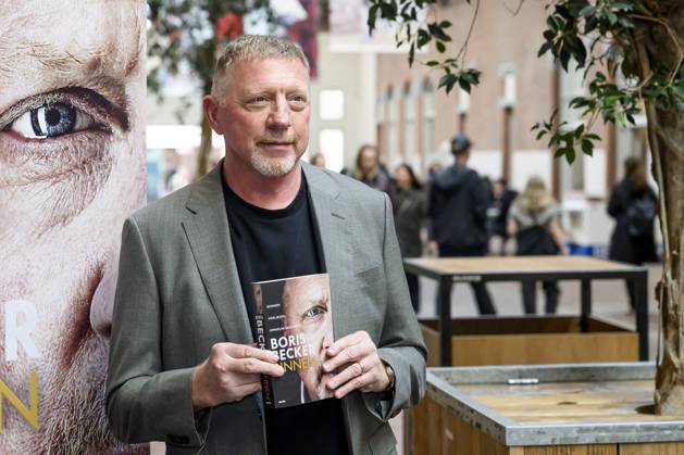 Amsterdam, The Netherlands, 2025-10-08 17:39:23 AMSTERDAM, 08-10-2025, De Hallen Boris Becker before the program Eva in connection with his book Binnen. PHOTO: NLBeeld Patrick van Emst Credit: NL Beeld Patrick van Emst Copyright: xx x