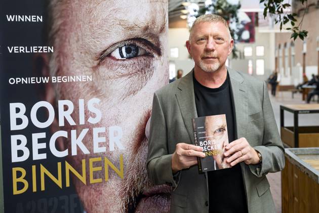 Amsterdam, The Netherlands, 2025-10-08 17:39:51 AMSTERDAM, 08-10-2025, De Hallen Boris Becker before the program Eva in connection with his book Binnen. PHOTO: NLBeeld Patrick van Emst Credit: NL Beeld Patrick van Emst Copyright: xx x