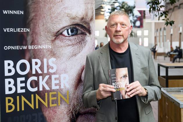 Amsterdam, The Netherlands, 2025-10-08 17:39:51 AMSTERDAM, 08-10-2025, De Hallen Boris Becker before the program Eva in connection with his book Binnen. PHOTO: NLBeeld Patrick van Emst Credit: NL Beeld Patrick van Emst Copyright: xx x