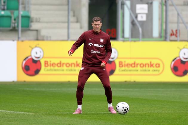 Football, World Cup qualifiers, Poland national team. Training