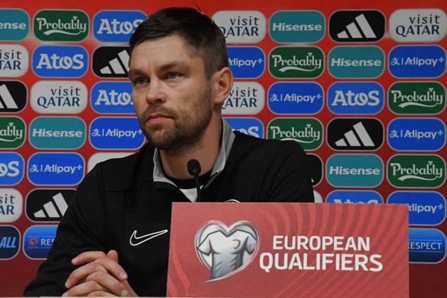 Football, World Cup qualifiers, Estonia national team, Press conference