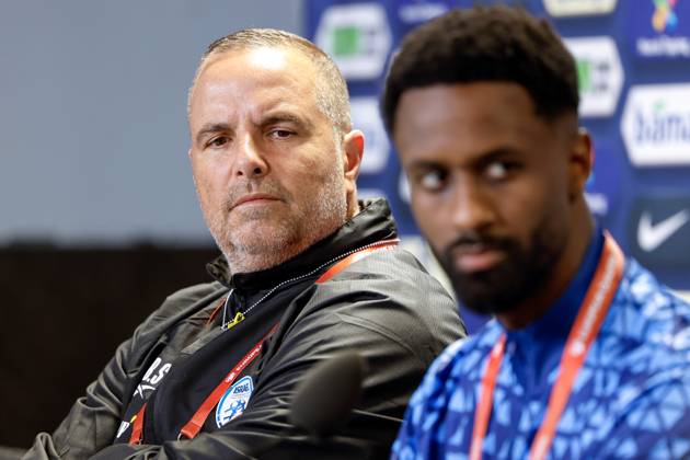 Football, World Cup qualifiers, Israel national team, Press conference and training