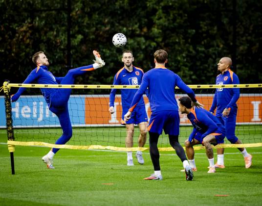 Football, World Cup qualifiers, Netherlands national team, Training