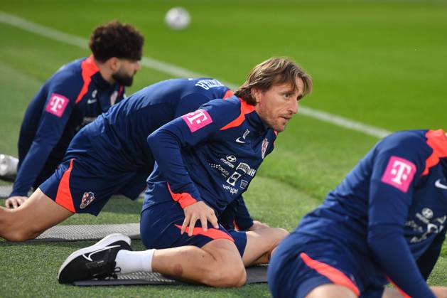 Football, World Cup qualifiers, Croatia national team, Training