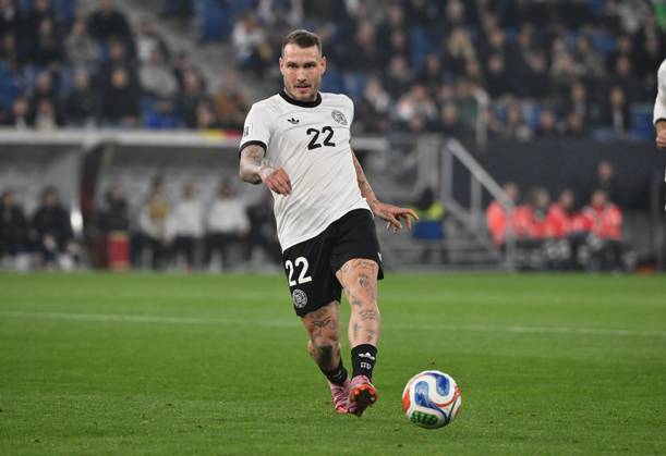 David Raum Germany 10 10 2025, FIFA World Cup Qualification Europe 2025 26, 7 Matchday Germany Luxembourg 4 0 Sinsheim PreZero Arena North Rhine-Westphalia Germany Team2