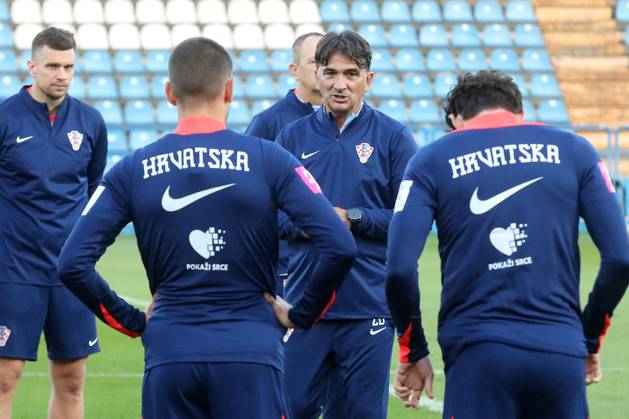 Football, World Cup qualifiers, Croatia national team, Training