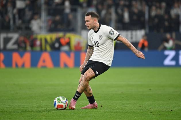 David Raum Germany 10 10 2025, FIFA World Cup Qualification Europe 2025 26, 7 Matchday Germany Luxembourg 4 0 Sinsheim PreZero Arena North Rhine-Westphalia Germany Team2