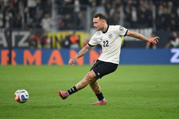 David Raum Germany 10 10 2025, FIFA World Cup Qualification Europe 2025 26, 7 Matchday Germany Luxembourg 4 0 Sinsheim PreZero Arena North Rhine-Westphalia Germany Team2