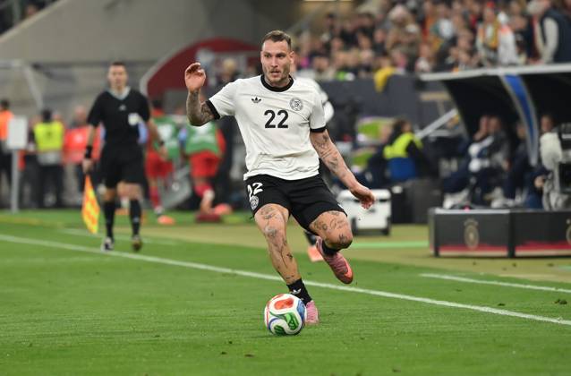 David Raum Germany 10 10 2025, FIFA World Cup Qualification Europe 2025 26, 7 Matchday Germany Luxembourg 4 0 Sinsheim PreZero Arena North Rhine-Westphalia Germany Team2