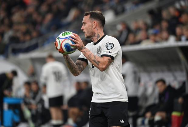David Raum Germany 10 10 2025, FIFA World Cup Qualification Europe 2025 26, 7 Matchday Germany Luxembourg 4 0 Sinsheim PreZero Arena North Rhine-Westphalia Germany Team2