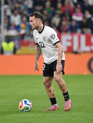 David Raum Germany 10 10 2025, FIFA World Cup Qualification Europe 2025 26, 7 Matchday Germany Luxembourg 4 0 Sinsheim PreZero Arena North Rhine-Westphalia Germany Team2
