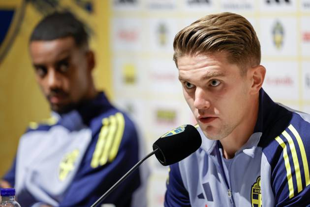 Football, World Cup qualifiers, Sweden national team, Press conference