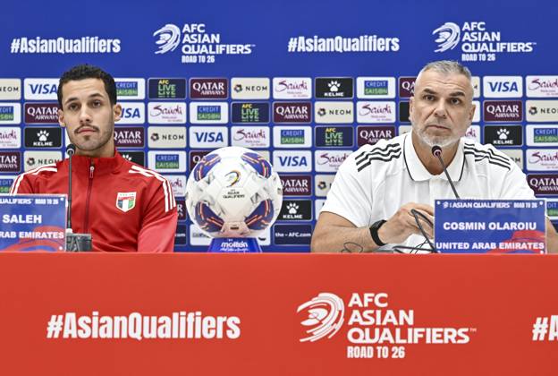 Football, World Cup qualifiers, United Arab Emirates national team, Press conference