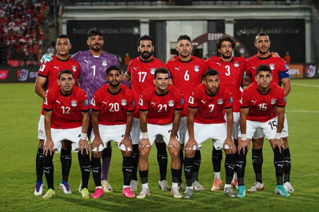 Egypt V Guinea-Bissau - FIFA World Cup, WM, Weltmeisterschaft, Fussball African Qualifiers - Match Group A A photo group of Egypt before the FIFA World Cup African qualifiers Match Group A between Egypt and Guinea-Bissau takes place at Cairo International Stadium in Cairo, Egypt, on October 12, 2025. cairo Egypt  Copyright: xZiadxAhmedx originalFilename:abdellelah-notitle251012_npb4w.jpg