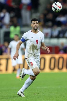 MEHDI TAREMI, Iran, Amichevole, Friendly match, 2025-26, Russia vs Iran 2-1, 10-10-2025, Azione, Action, Single shot CALCIO 2025-26 AMICHEVOLE RUSSIA-IRAN 2-1