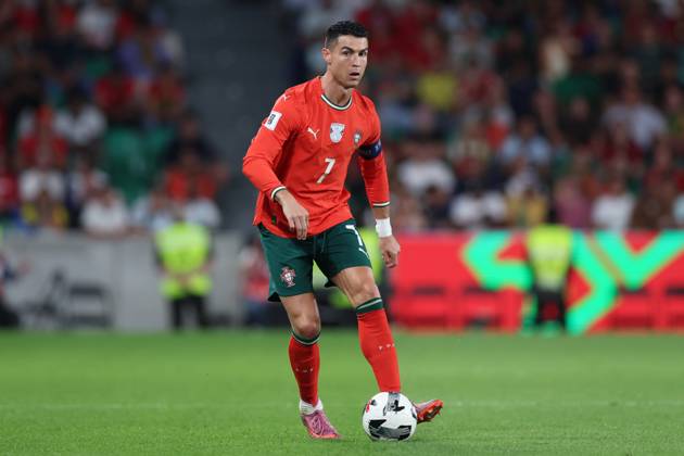 POR: Portugal v Hungary. World Cup Qualifiers match. Cristiano Ronaldo of Portugal during the World Cup Qualifiers match between Portugal and Hungary national teams played at Jose Alvalade Stadium on October 14, 2025 in Lisboa, Portugal. Copyright: xMiguelxMarruffox xPRESSINx MM_251014_2526_202