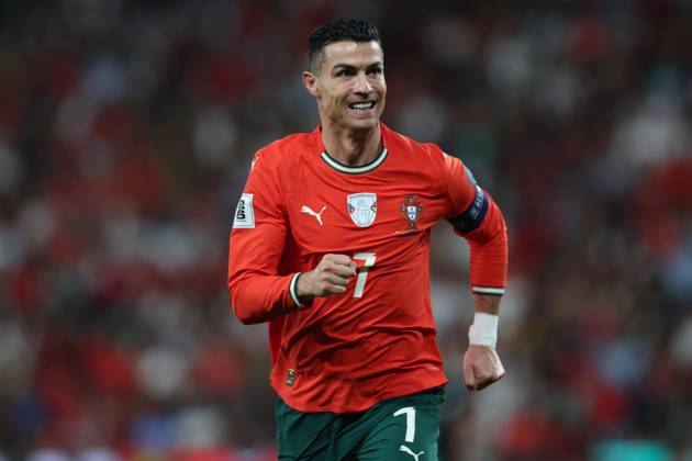 POR: Portugal v Hungary. World Cup Qualifiers match. Cristiano Ronaldo of Portugal during the World Cup Qualifiers match between Portugal and Hungary national teams played at Jose Alvalade Stadium on October 14, 2025 in Lisboa, Portugal. Copyright: xMiguelxMarruffox xPRESSINx MM_251014_2526_205