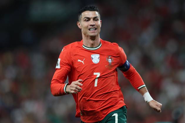 POR: Portugal v Hungary. World Cup Qualifiers match. Cristiano Ronaldo of Portugal during the World Cup Qualifiers match between Portugal and Hungary national teams played at Jose Alvalade Stadium on October 14, 2025 in Lisboa, Portugal. Copyright: xMiguelxMarruffox xPRESSINx MM_251014_2526_207