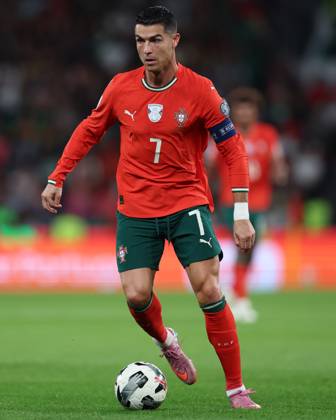 POR: Portugal v Hungary. World Cup Qualifiers match. Cristiano Ronaldo of Portugal during the World Cup Qualifiers match between Portugal and Hungary national teams played at Jose Alvalade Stadium on October 14, 2025 in Lisboa, Portugal. Copyright: xMiguelxMarruffox xPRESSINx MM_251014_2526_209