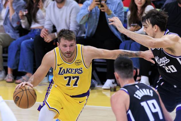 Basketball, NBA, Preseason, Los Angeles Lakers - Sacramento Kings