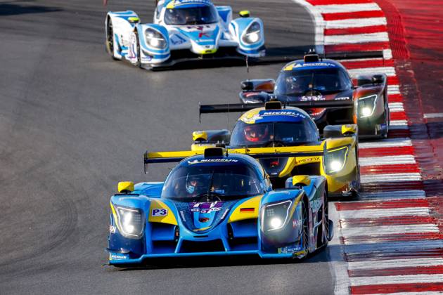 AUTO - MLC 2025 - PORTIMAO 71 AUST Stefan (ger), FERNANDEZ-LASER Felipe (ger), Rinaldi Racing, Ligier JS P325 - Toyota, LMP3 Pro Am, action during the 6th round of the 2025 Michelin Le Mans Cup on the Autodromo Internacional do Algarve from October 16 to 18, 2025 in Portimao, Portugal - PortimaoPortugal Copyright: xPauloxMariax