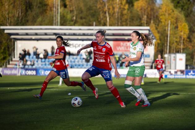 251019 Vittsjös Kajsa Lind during the football match in Damallsvenskan between Vittsjö and Hammarby on October 19, 2025 in Vittsjö Copyright: AVDOxBILKANOVIC BB251019AB045