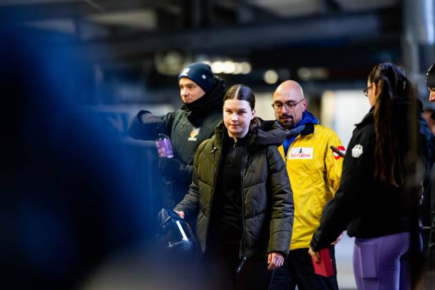 18 10 2025, GER, Bobsleigh, Season 25 26, Women, Central performance test in bobsleigh push test Traditionally, the best German bobsleigh pilots and their pushers met in Oberhof for a test of strength 98559 Oberhof LOTTO Thüringen EISARENA Oberho Thüringen Germany