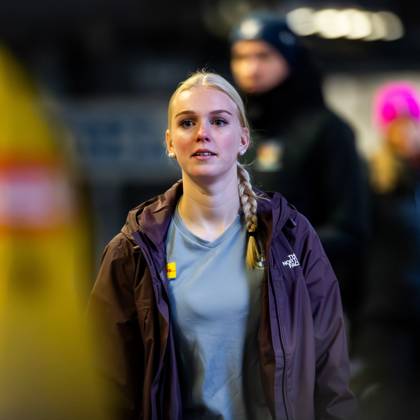 18 10 2025, GER, Bobsleigh, Season 25 26, Women, Central performance test in bobsleigh push test Traditionally, the best German bobsleigh pilots and their pushers met in Oberhof for a test of strength 98559 Oberhof LOTTO Thüringen EISARENA Oberho Thüringen Germany