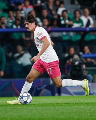 Francisco Trincao (Sporting CP) in action during the match between Sporting CP and Olympique Marseille, valid for Uefa Champions League 2025 2026 at Estadio Jose Alvalade on 22 October 2025. Lisboa Estadio Jose Alvalade Lisboa Portugal Copyright: xIMAGOx xPRIMExSPORTSxIMAGESx xDIOGOxALBUQUERQUEx