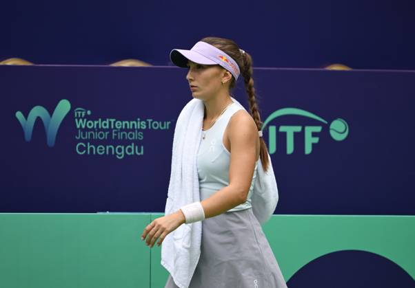 2025 ITF World Tennis Tour Junior Finals Chengdu , China Kristina Penickova USA vs Julia Stusek GER
