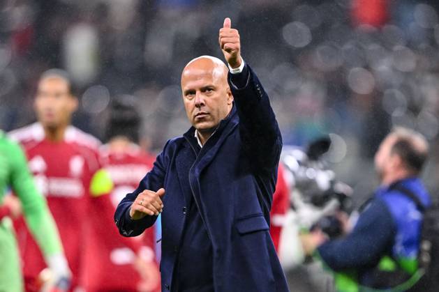 Trainer Arne Slot (Liverpool FC) gestures during the UEFA Champions League 2025 26 League Phase MD3 match between Eintracht Frankfurt and Liverpool FC at Frankfurt Stadion on October 22, 2025 in Frankfurt am Main, Germany. (Photo by Harry Langer DeFodi Images) Coach Arne Slot Liverpool FC gestures during the UEFA Champions League 2025 26 League Phase MD3 match between Eintracht Frankfurt and Liverpool FC at Frankfurt Stadion on October 22, 2025 in Frankfurt am Main, Germany Photo by Harry Langer DeFodi Images
