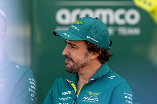 MEXICO CITY, MEXICO: Fernando Alonso, racing for the Aston Martin F1 team during the 2025 Formula 1 Mexico City Grand Prix at the Autodromo Hermanos Rodriguez in Mexico City, Mexico