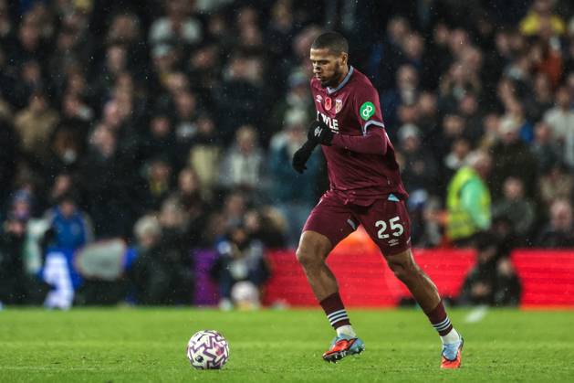 Premier League Leeds United v West Ham United Jean-Clair Todibo of West Ham United during the Premier League match Leeds United vs West Ham United at Elland Road, Leeds, United Kingdom, 24th October 2025 (Photo by Mark Cosgrove News Images) Leeds Elland Road West Yorkshire United Kingdom Copyright: xMarkxCosgrove NewsxImagesx