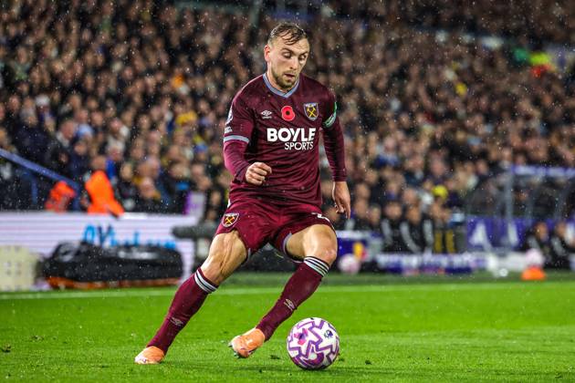Premier League Leeds United v West Ham United Jarrod Bowen of West Ham United in action during the Premier League match Leeds United vs West Ham United at Elland Road, Leeds, United Kingdom, 24th October 2025 (Photo by Mark Cosgrove News Images) Leeds Elland Road West Yorkshire United Kingdom Copyright: xMarkxCosgrove NewsxImagesx