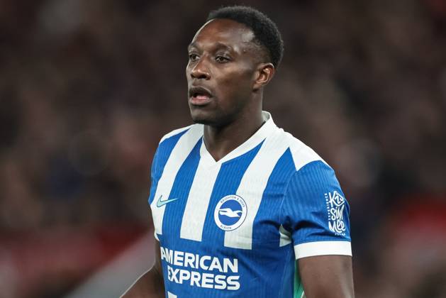 Premier League Manchester United, ManU v Brighton and Hove Albion Danny Welbeck of Brighton & Hove Albion during the Premier League match Manchester United vs Brighton and Hove Albion at Old Trafford, Manchester, United Kingdom, 25th October 2025 (Photo by Mark Cosgrove News Images) Manchester Old Trafford Greater Manchester United Kingdom Copyright: xMarkxCosgrove NewsxImagesx