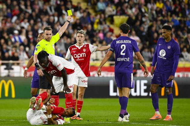 FOOTBALL : AS Monaco VS Toulouse FC - Ligue 1 McDonald s - 25 10 2025 Ligue 1 McDonald s match between AS Monaco and Toulouse FC on October 25, 2025 at the Louis II Stadium in Monaco. MonacoMonaco  Copyright: xWilliamxCannarellax