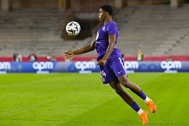 FOOTBALL : AS Monaco VS Toulouse FC - Ligue 1 McDonald s - 25 10 2025 Dayann Methalie (TFC) - Ligue 1 McDonald s match between AS Monaco and Toulouse FC on October 25, 2025 at the Louis II Stadium in Monaco. MonacoMonaco  Copyright: xWilliamxCannarellax