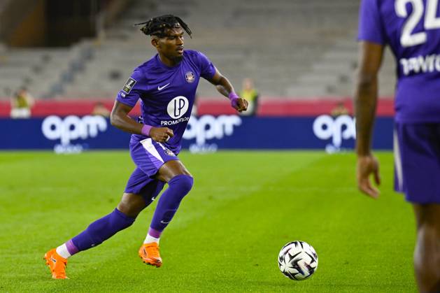 FOOTBALL : AS Monaco VS Toulouse FC - Ligue 1 McDonald s - 25 10 2025 Yann Gboho (TFC) - Ligue 1 McDonald s match between AS Monaco and Toulouse FC on October 25, 2025 at the Louis II Stadium in Monaco. MonacoMonaco  Copyright: xWilliamxCannarellax