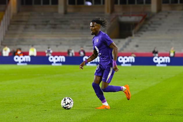 FOOTBALL : AS Monaco VS Toulouse FC - Ligue 1 McDonald s - 25 10 2025 Yann Gboho (TFC) - Ligue 1 McDonald s match between AS Monaco and Toulouse FC on October 25, 2025 at the Louis II Stadium in Monaco. MonacoMonaco  Copyright: xWilliamxCannarellax