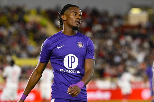 FOOTBALL : AS Monaco VS Toulouse FC - Ligue 1 McDonald s - 25 10 2025 Yann Gboho (TFC) - Ligue 1 McDonald s match between AS Monaco and Toulouse FC on October 25, 2025 at the Louis II Stadium in Monaco. MonacoMonaco  Copyright: xWilliamxCannarellax