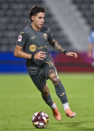 AL WAKRAH SC V AL RAYYAN SC-DOHA BANK STARS LEAGUE QATAR Gabriel Pereira of Al Rayyan SC in action during the Doha Bank Stars League Qatar match between Al Wakrah SC and Al Rayyan SC at Saoud Bin Abdulrahman Stadium in Doha, Qatar, on October 26, 2025. DOHA Qatar Copyright: xNOUSHADx