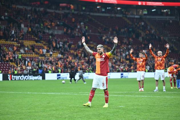 Galatasaray v Goztepe - Turkish Super Lig ISTANBUL, TURKIYE - OCTOBER 26: Mauro Icardi of Galatasaray celebrates after the Turkish Super Lig week 10 football match between Galatasaray and Goztepe at RAMS Park Stadium in Istanbul, Turkiye on October 26, 2025. Abdulhamid Hosbas Anadolu Istanbul Turkey. Editorial use only. Please get in touch for any other usage. Copyright: x2025xAnadoluxAbdulhamidxHosbasx