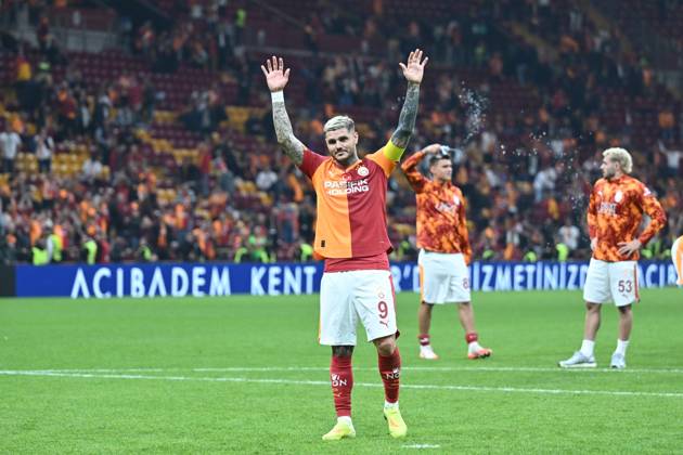 Galatasaray v Goztepe - Turkish Super Lig ISTANBUL, TURKIYE - OCTOBER 26: Mauro Icardi of Galatasaray celebrates after the Turkish Super Lig week 10 football match between Galatasaray and Goztepe at RAMS Park Stadium in Istanbul, Turkiye on October 26, 2025. Abdulhamid Hosbas Anadolu Istanbul Turkey. Editorial use only. Please get in touch for any other usage. Copyright: x2025xAnadoluxAbdulhamidxHosbasx