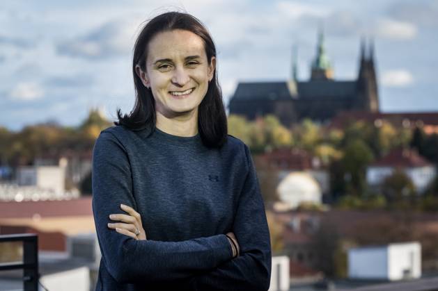 Speed skater Martina Sablikova poses for photographers at a press conference, PK, Pressekonferenz before the start of the season, which will be the last of her career, Prague, October 27, 2025. (CTKxPhoto VitxSimanek) CTKPhotoP2025102705005  CTKPhotoP2025102705005