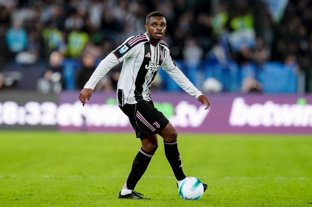 SS Lazio v Juventus FC - Serie A Enilive Pierre Kalulu of Juventus FC in action during the serie Serie A Enilive match between SS Lazio and Juventus FC at Olimpico on October 26, 2025 in Rome, Italy Rome Stadio Olimpico Lazio Italy Copyright: xGiuseppexMaffiax 251026_SerieA_Lazio-Juventus_GM_3695