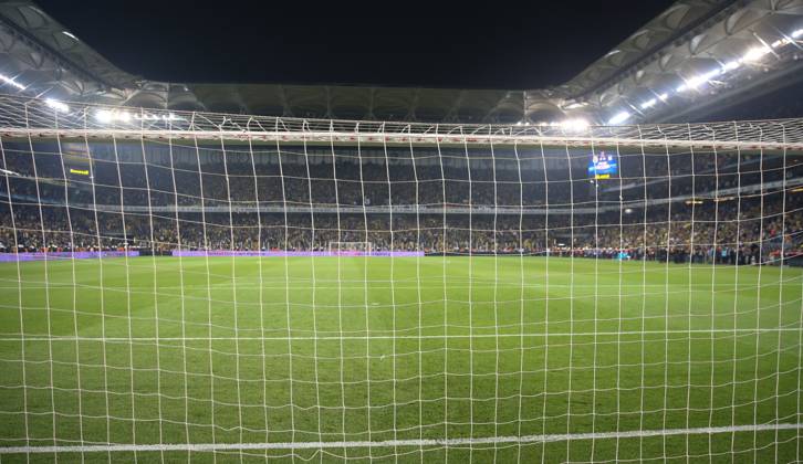 Fenerbahce v Besiktas: Ziraat Turkish Cup ISTANBUL, TURKEY - APRIL 19: A general view of Ulker Stadium is seen after Ziraat Turkish Cup Semi Final second leg soccer match between Fenerbahce and Besiktas was cancelled in Istanbul, Turkey on April 19, 2018. Istanbul Turkey. Editorial use only. Please get in touch for any other usage. Copyright: x2025xAnadoluxEmrahxYorulmazx
